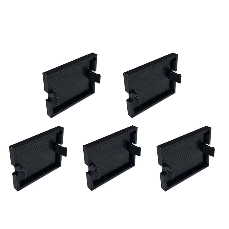 Leviton Replacement 0.5"/1"/1.5"/2"/3" Unit High Blank Module, Black/White Multimedia Outlet System Filler Insert | Snap-In Modular Design 41295-5BE/41291-1BE/41294-2BE/41292-2BE/41293-3BE