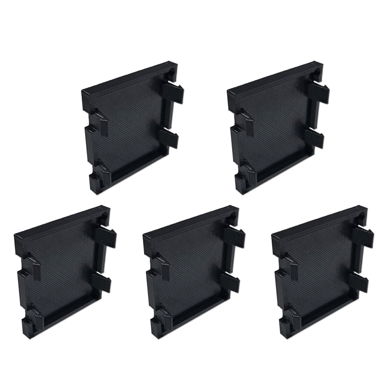 Leviton Replacement 0.5"/1"/1.5"/2"/3" Unit High Blank Module, Black/White Multimedia Outlet System Filler Insert | Snap-In Modular Design 41295-5BE/41291-1BE/41294-2BE/41292-2BE/41293-3BE
