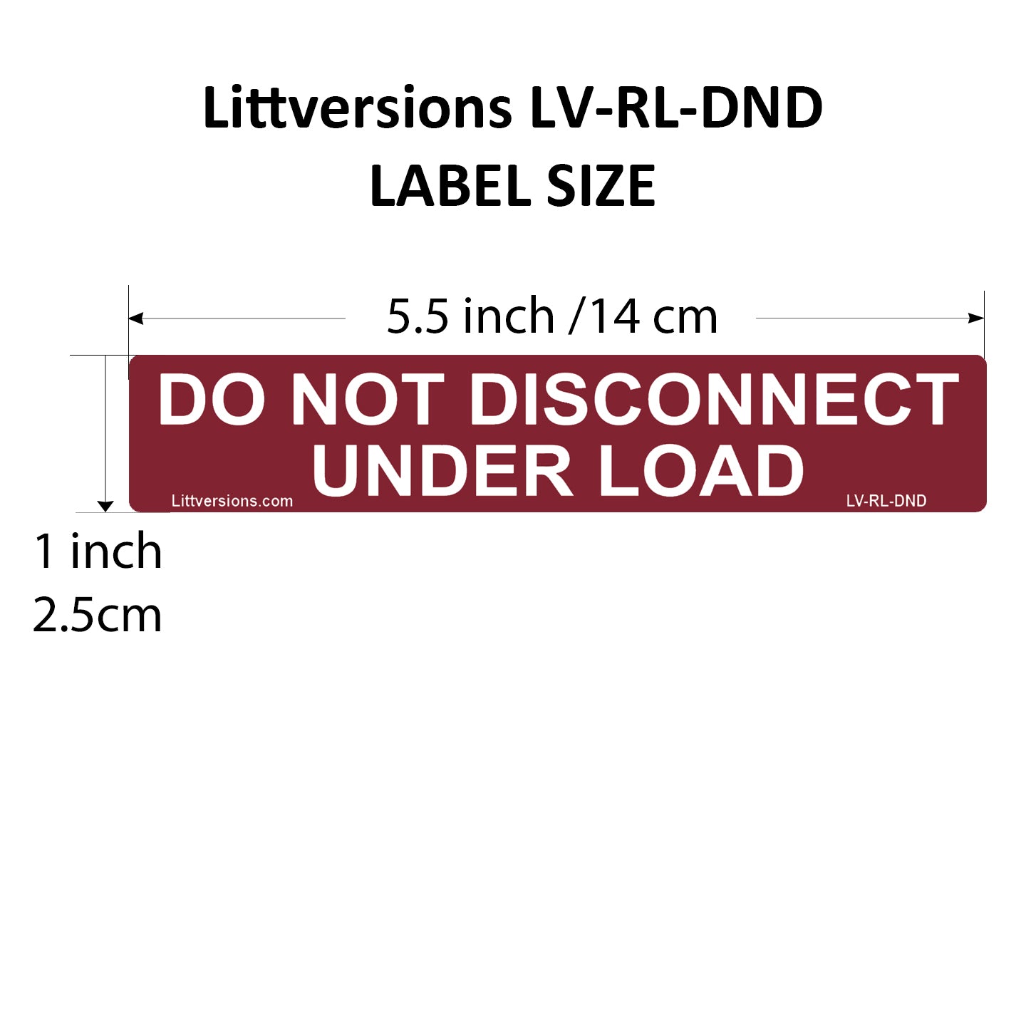 10 Pack 5.5"x 1.75" Reflective Solar 2017-2020-2023 NEC Compliant Outdoor Rated Laminated Do Not Disconnect Under Load Labels Sticker 149838 UL-969 Standard 596-00244 596-00671
