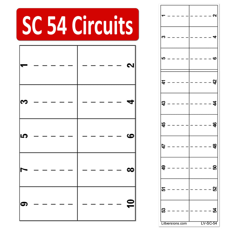 Replacement for Square D / Schneider 54 Circuits