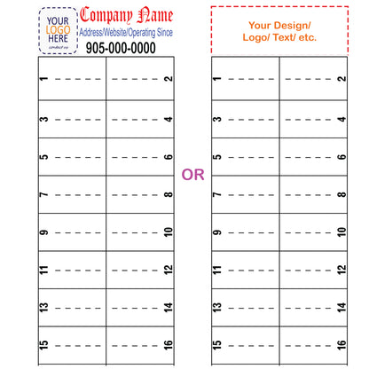 Custom Bulk (100-1000 Pcs) Panel Directory Labels