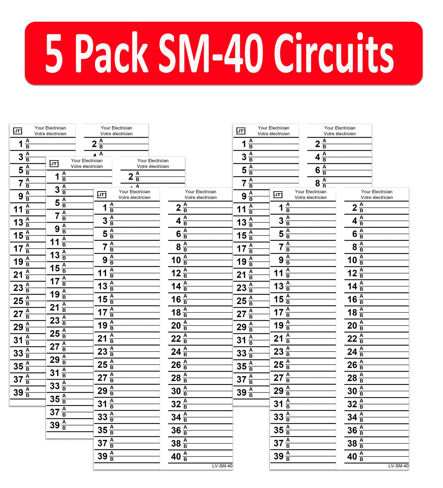 Replacement for Siemens 40 Circuits