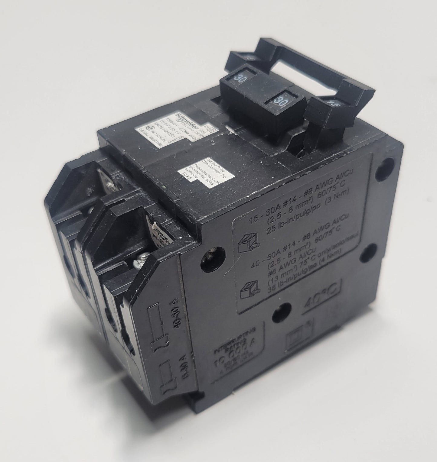 10 Pcs Handle Tie for Joining Outside and Inside Quad Tandem Squared Schneider CHOM Breaker Common Trip HOMT HT