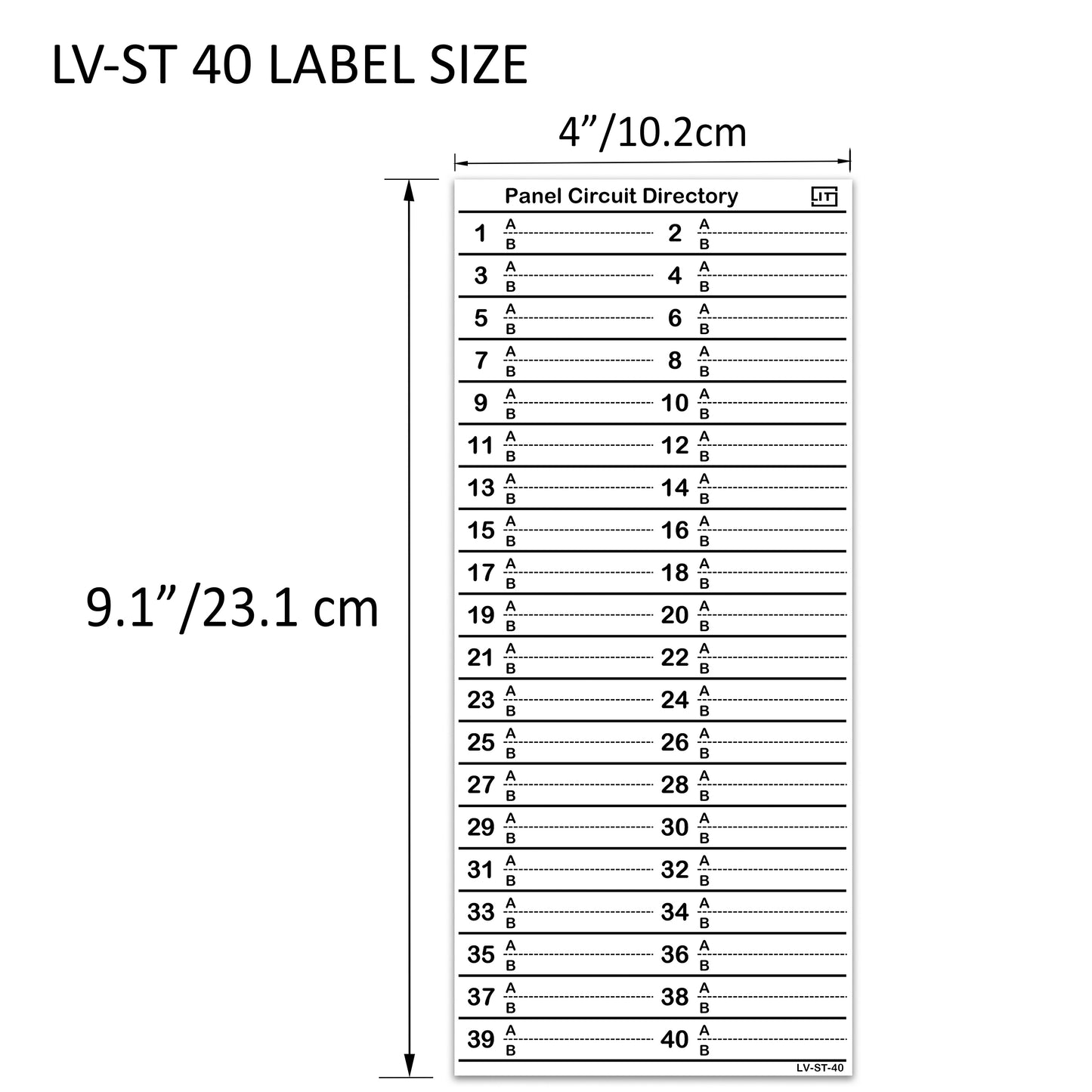 Standard 40 Circuits