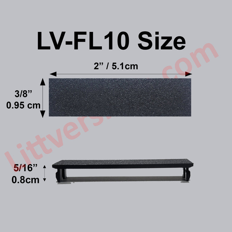 10 Pack 3/8 inch Knockout Filler Plate 3/8" x 2" Blank Flush Cover for MCB Miniature AC DC Circuit Breaker Electrical Panel Box Load Center Universal ABB DIN Rail Boxes