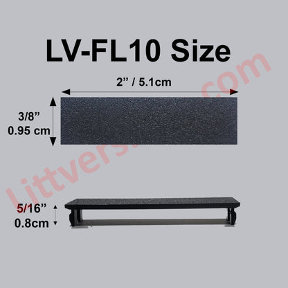 50 Pack 3/8 inch Knockout Filler Plate 3/8" x 2" Blank Flush Cover for MCB Miniature AC DC Circuit Breaker Electrical Panel Box Load Center Universal ABB DIN Rail Boxes