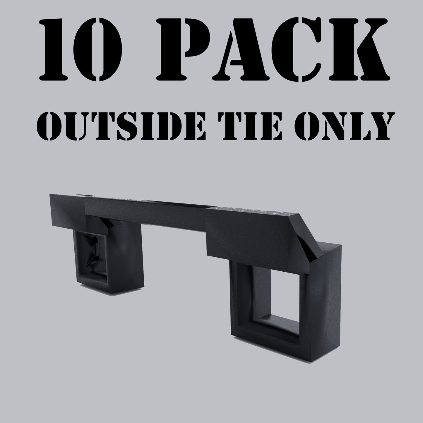 10 Pack Handle Tie for Joining Outside Only Quad Tandem Squared QO Type Common Trip QOTHTCP Circuit Breaker