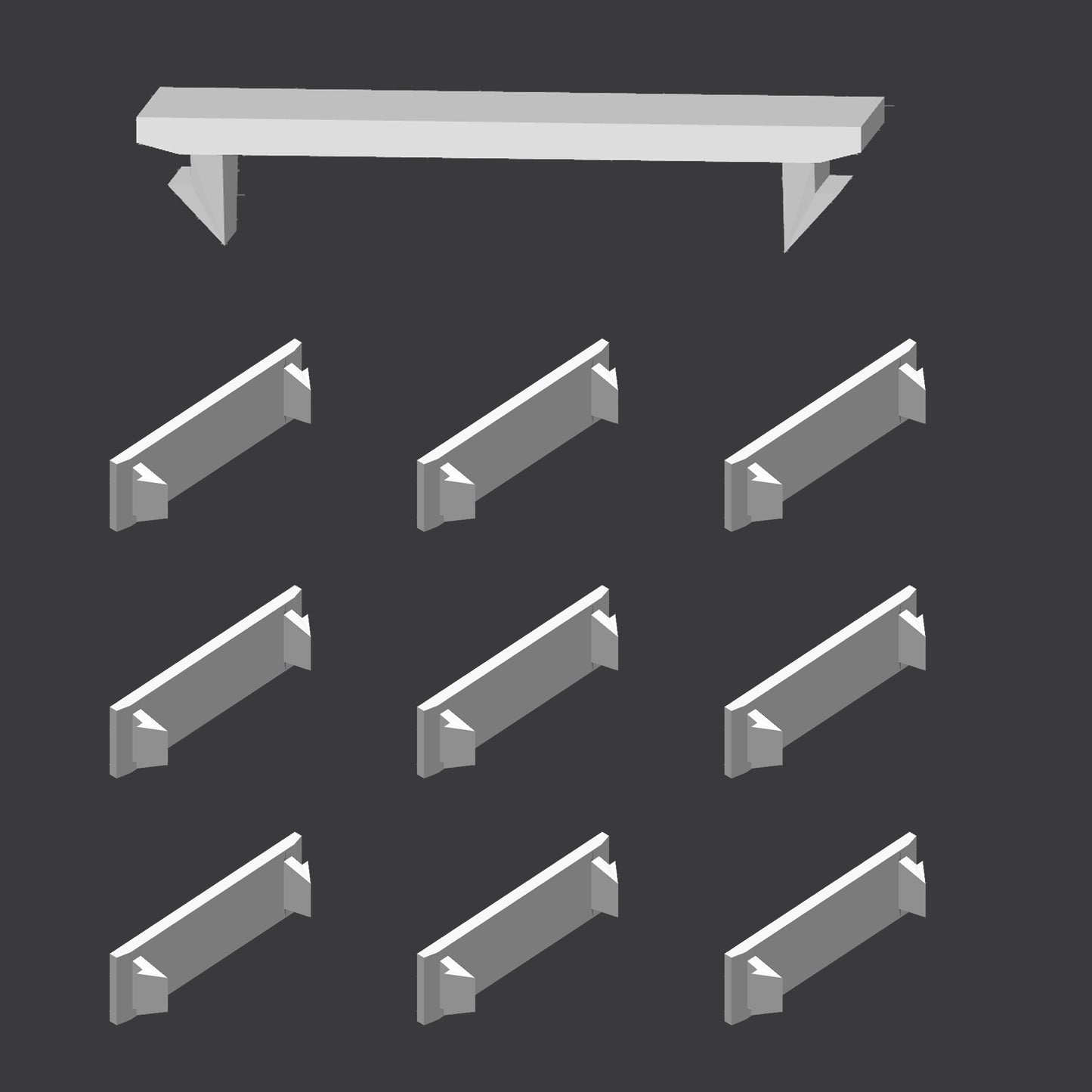 10 Pack 1/2 inch FPE NA NC NCFS Federal Pacific Stab-lok Universal Knockout Filler Plate 1/2" x 1.5" Blank Flush Cover for Twist Thin Circuit Breaker Electrical Panel Box Load Center