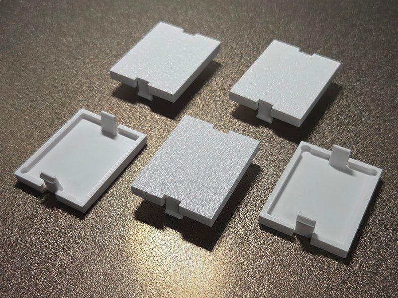 Leviton Replacement 0.5"/1"/1.5"/2"/3" Unit High Blank Module, Black/White Multimedia Outlet System Filler Insert | Snap-In Modular Design 41295-5BE/41291-1BE/41294-2BE/41292-2BE/41293-3BE