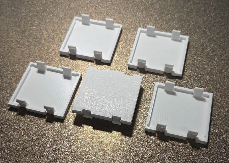 Leviton Replacement 0.5"/1"/1.5"/2"/3" Unit High Blank Module, Black/White Multimedia Outlet System Filler Insert | Snap-In Modular Design 41295-5BE/41291-1BE/41294-2BE/41292-2BE/41293-3BE