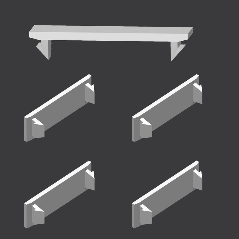 5 Pack 1/2 inch FPE NA NC NCFS Federal Pacific Stab-lok Universal Knockout Filler Plate 1/2" x 1.5" Blank Flush Cover for Twist Thin Circuit Breaker Electrical Panel Box Load Center