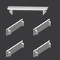5 Pack 1/2 inch FPE NA NC NCFS Federal Pacific Stab-lok Universal Knockout Filler Plate 1/2" x 1.5" Blank Flush Cover for Twist Thin Circuit Breaker Electrical Panel Box Load Center