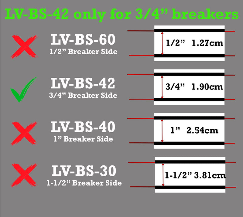 Breaker side 42 Circuits