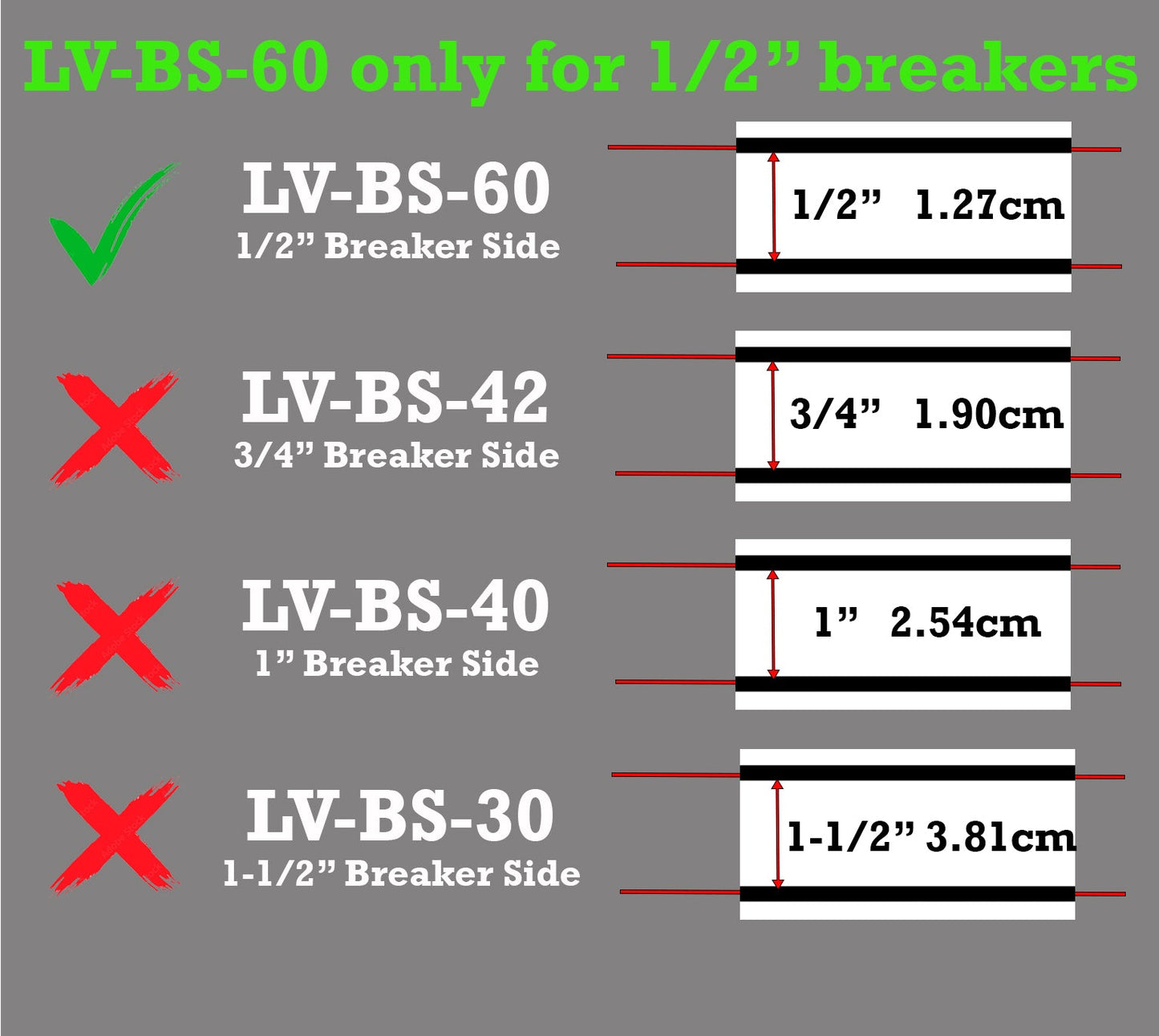 Breaker side 60 Circuits