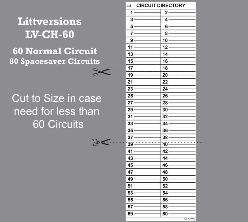 Replacement for Cutler Hammer 60 Circuits