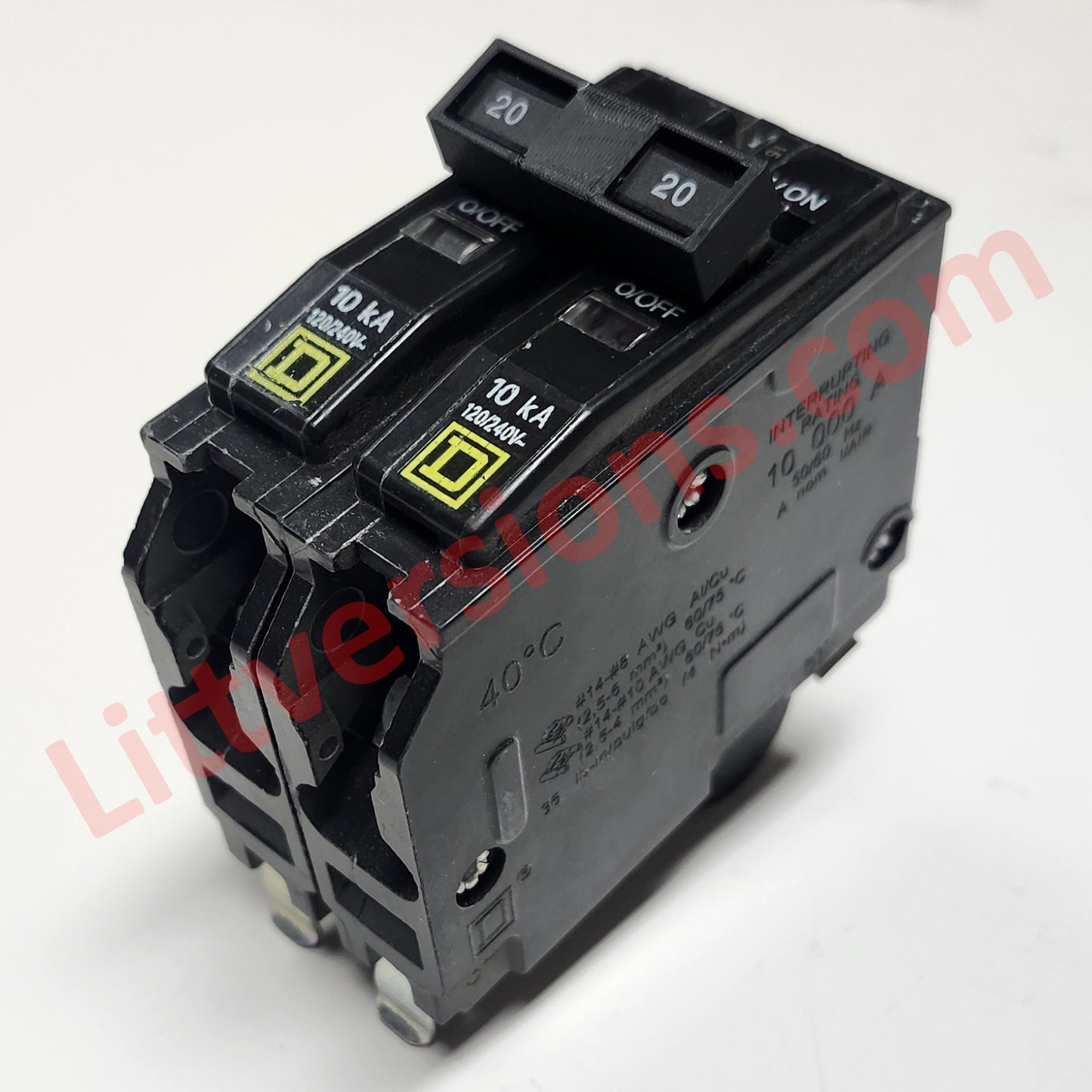 5 Pack Handle Tie Join 2 Single Pole or 2 Pole 3/4" Wide Replacement for Square D Type QO Electric Breakers Common Trip Breakers QO1HTCP QO Circuit Breaker