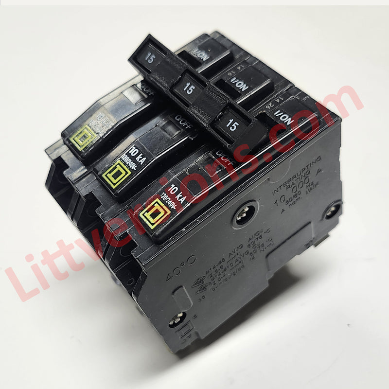 QO/QO1HTCP Handle Tie for Joining 2/3/4 Single Pole or 2/3/4 Pole 3/4" Wide Replacement for Square D Type QO Electric Breakers Common Trip Breakers QO1HTCP QO Circuit Breaker