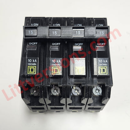 2 Pack Handle Tie Join 4 Single Poleor 4 Pole 3/4" Wide Replacement for Square D Type QO Electric Breakers Common Trip Breakers QO1HTCP QO Circuit Breaker