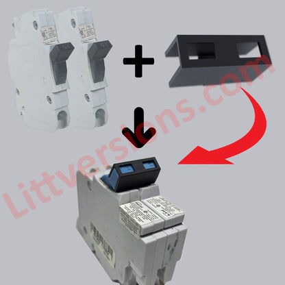 5 Pack HTNCCP Handle Ties For Federal Pioneer FPE Stab-lok 2 Pole Square Handle NC Type breakers