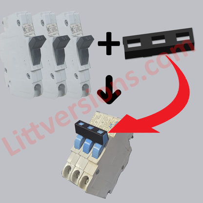 2 Pack HTNCCP Handle Ties For Federal Pioneer FPE Stab-lok 3 Pole Square Handle NC Type breakers