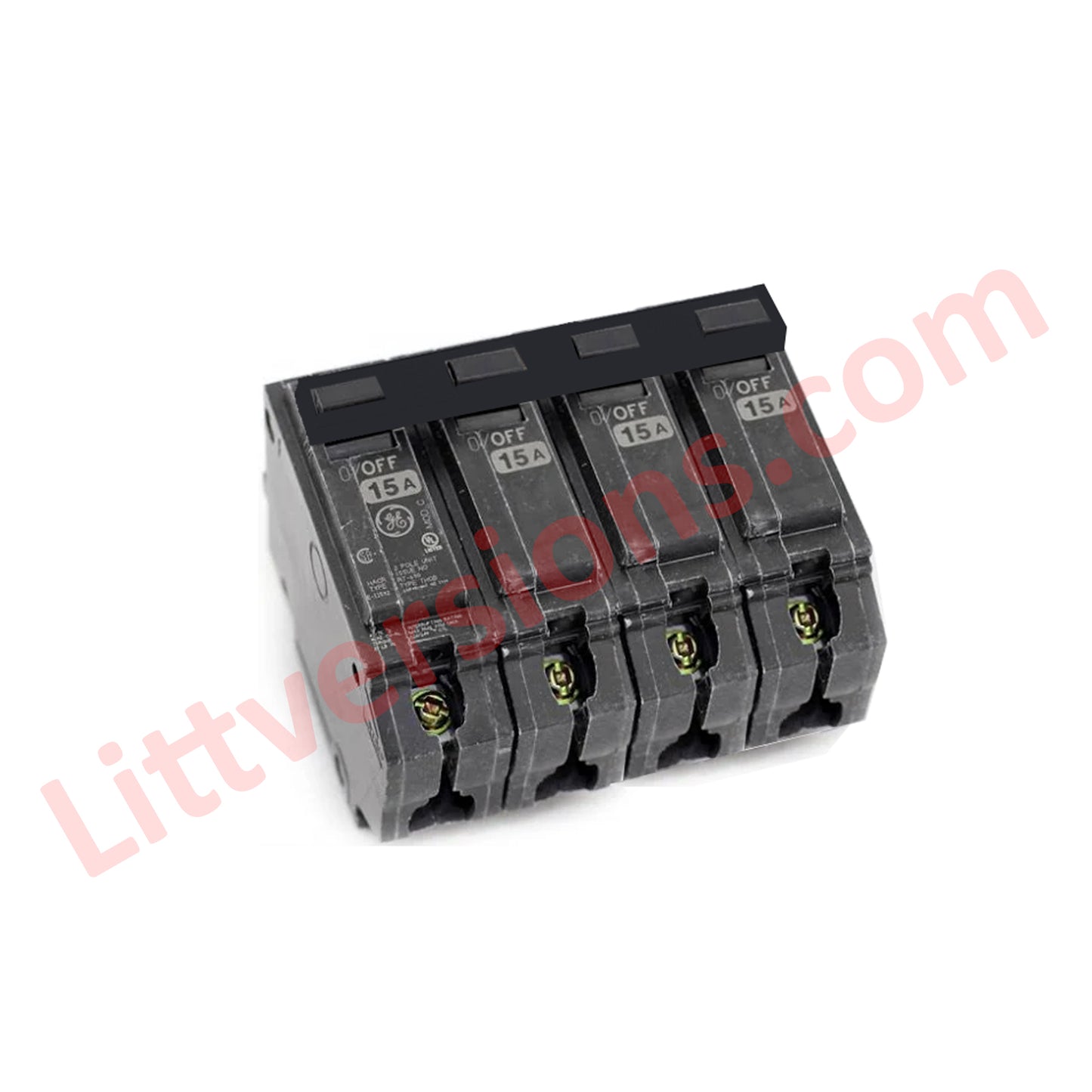2 Pack Handle Tie Join 4 Single Pole or 4 Pole 1" Wide Replacement for GE General Electric Electrical Breakers Common Trip Breakers Circuit Breaker TQ4HTK