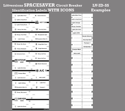 Circuit Identification Spacesaver