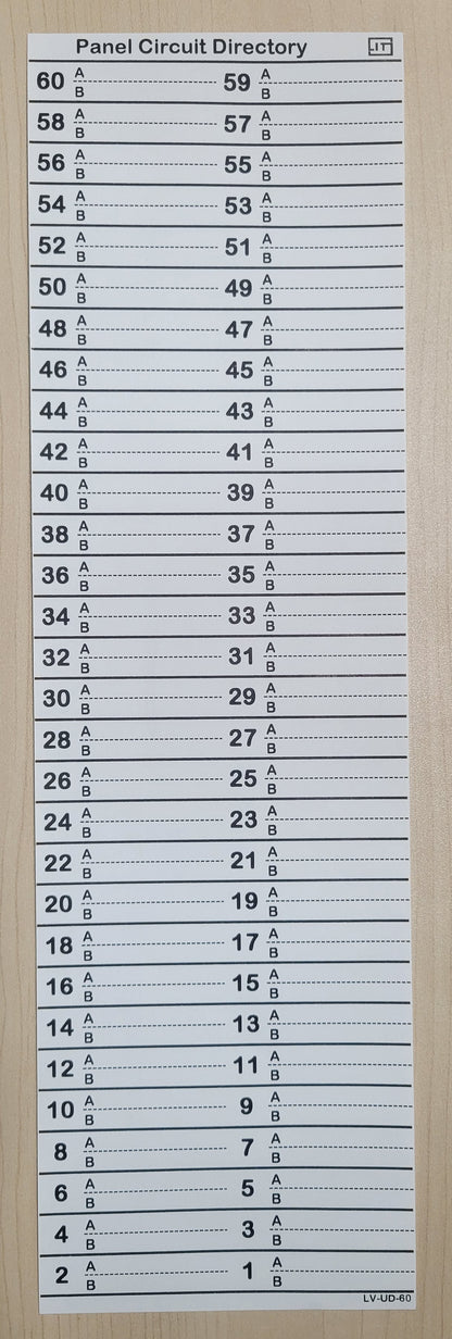 Inverse Upside down 60 Circuits