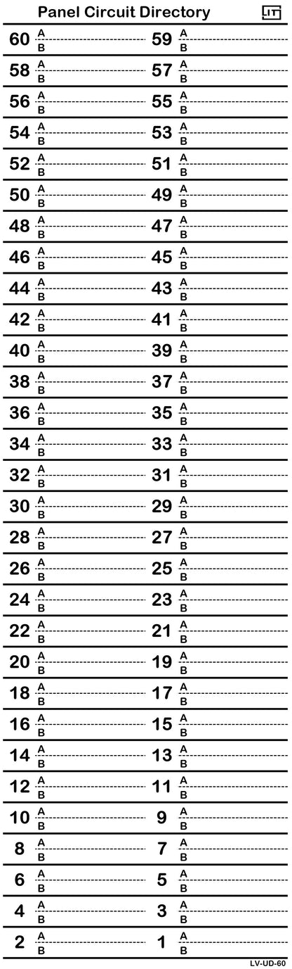 Inverse Upside down 60 Circuits